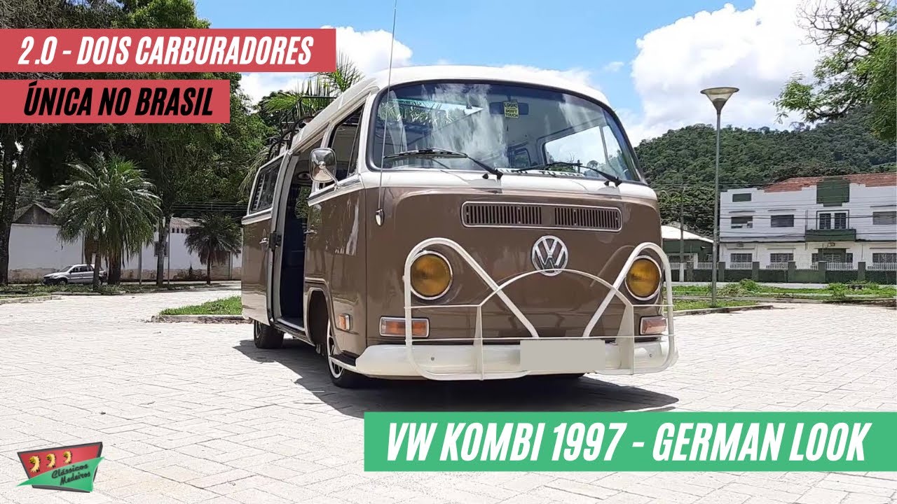 VW KOMBI 1997 GERMAN LOOK - ÚNICA NO BRASIL - Carros que marcaram época | Série Alemães
