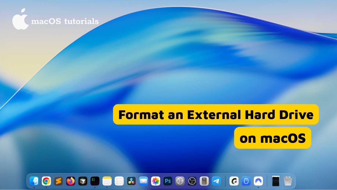 Как отформатировать внешний жесткий диск в macOS (APFS, exFAT, Mac OS Extended)