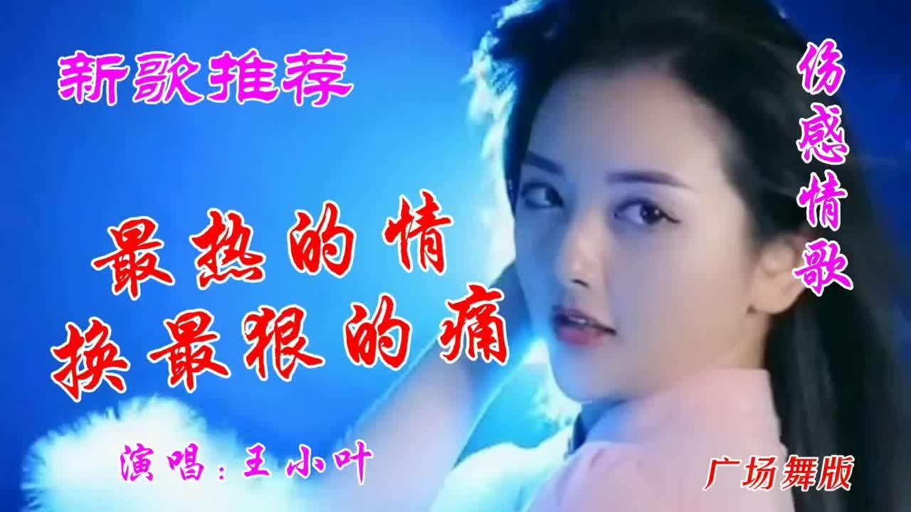 新歌推荐 王小叶一首伤感DJ情歌《最热的情换最狠的痛》好听极了