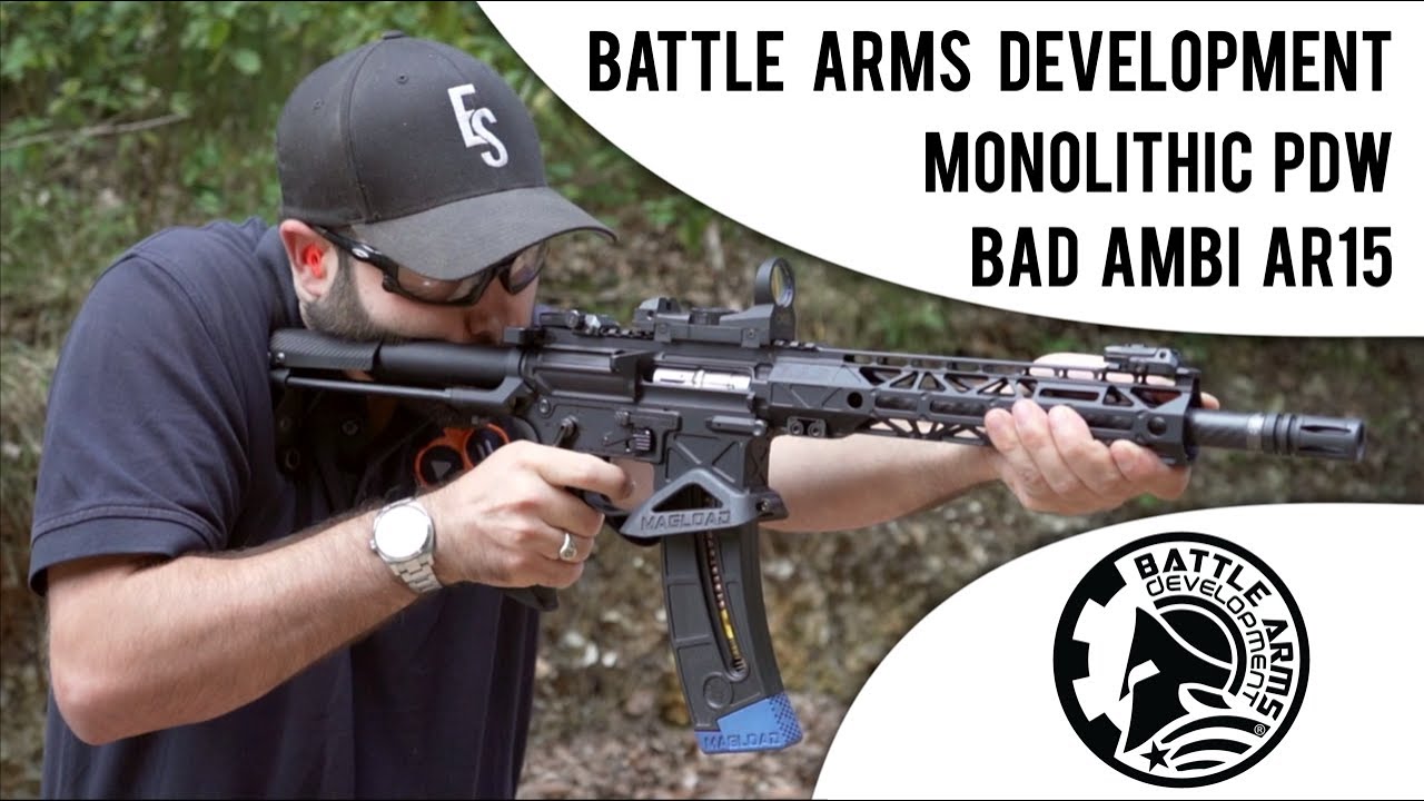 Battle Arms Development Monolithic PDW BAD AMBI AR15 - Full Review