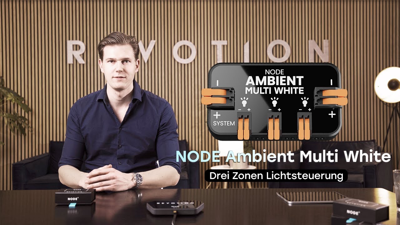 REVOTION NODE Ambient MultiWhite | Installation Tutorial | UNIVERSITY | Wei&szlig;e Lichter dimmen