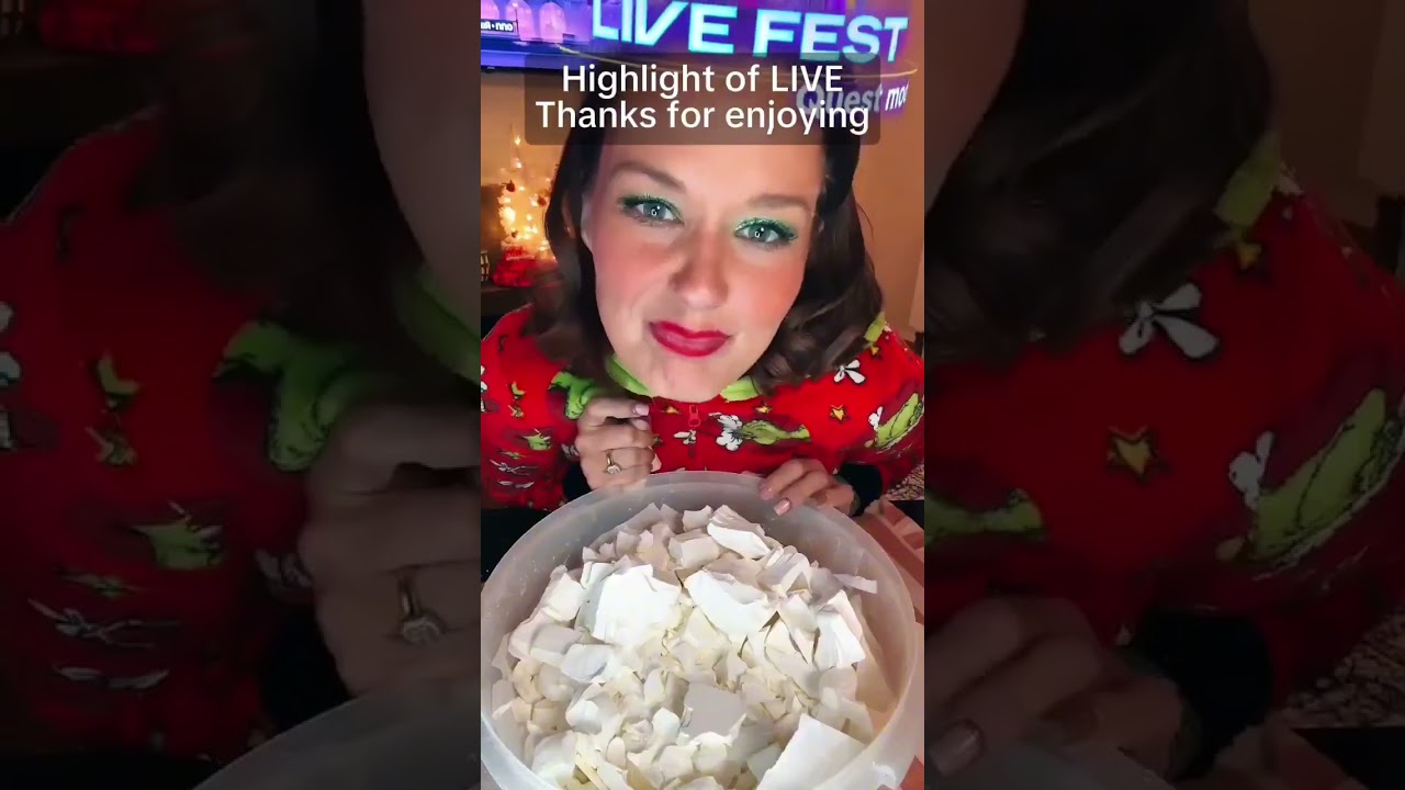 25 minutes of CRUNCH! Cornstarch asmr crunching 