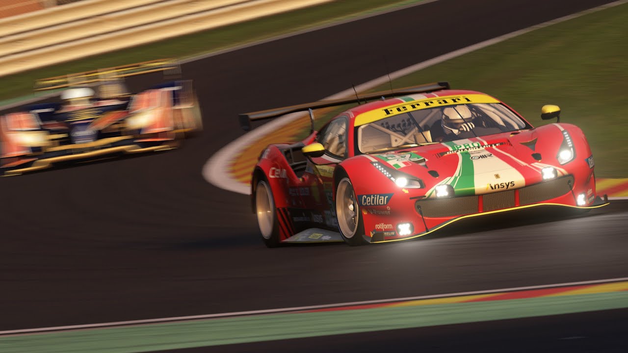 All LMP1 and GTE/GT2 cars in Assetto Corsa