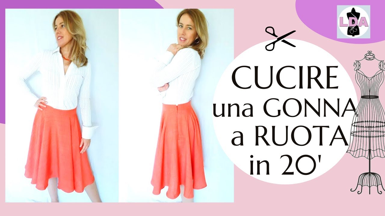 Cucire una Gonna a Ruota in 20'