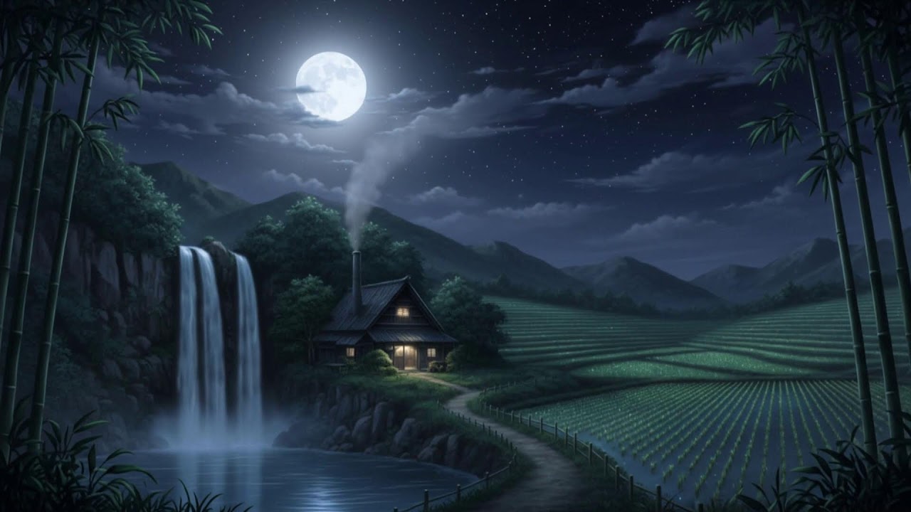 Peaceful Night 🌑Healing of Stress,Anxiety and Depressive States,Stop Overthinking,sleep Night 7