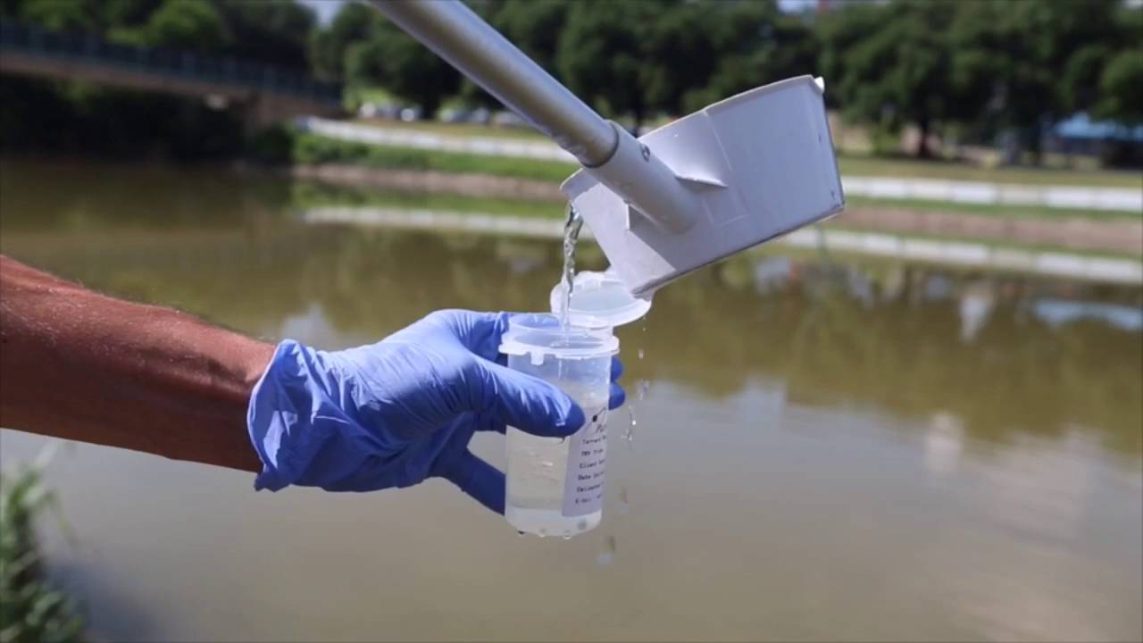Trinity River water quality tested by TRWD