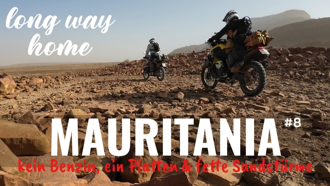 Kein Benzin, ein Platten & fette Sahara Sandstürme | Motorradtour Mauretanien & Marokko 2025 (EP 8)