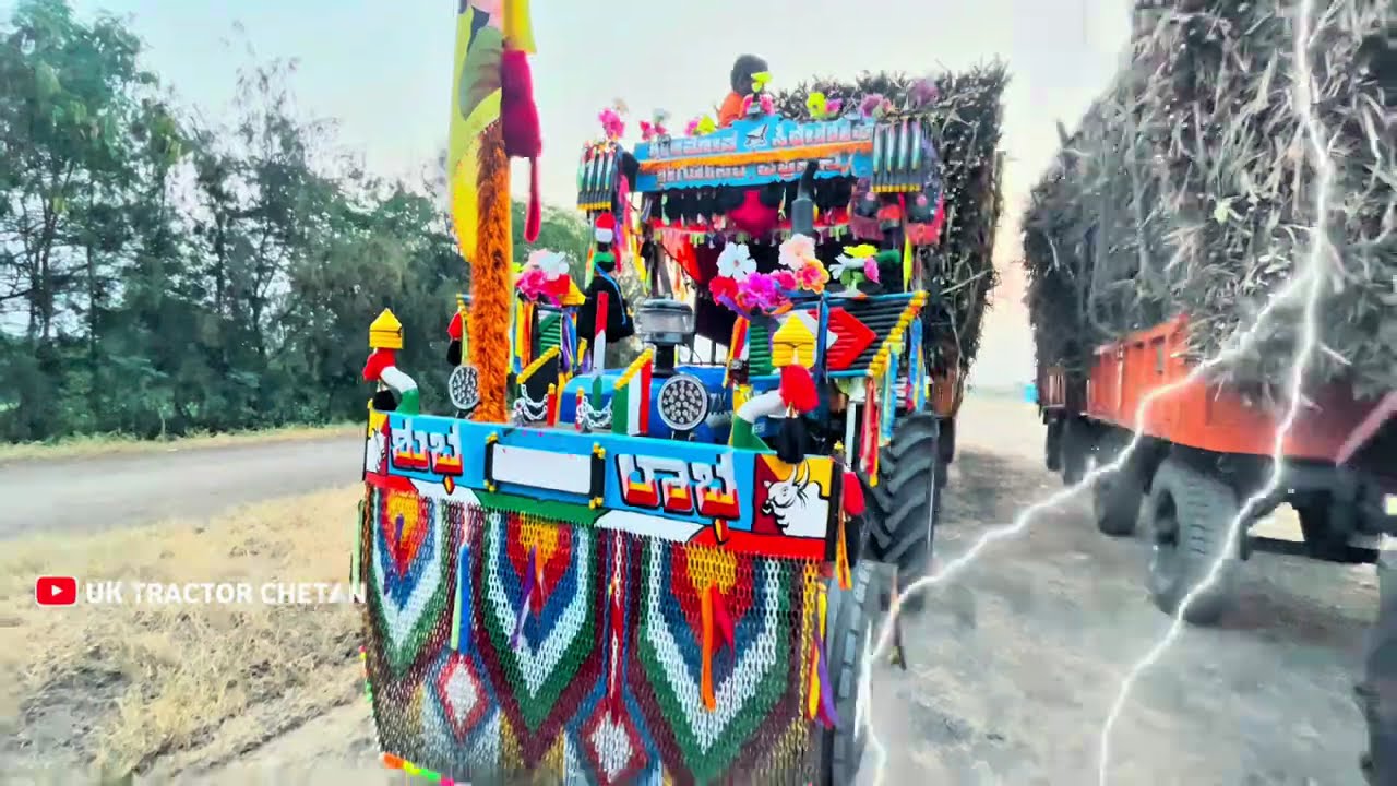 😍ನನ್ನ ನಿನ್ನ ✨ಪ್ರೀತಿ ಸುದ್ದಿ ಆಗೆತಿಲ್ಲಿ ❤️‍🩹 New Holland Tractor modification and decoration video 