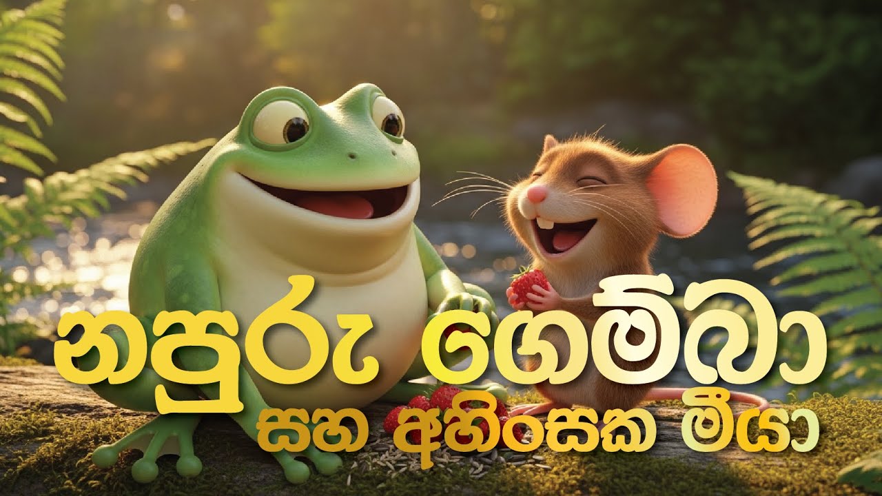 නපුරු ගෙම්බා සහ අහිංසක මීයා | sinhala lama kathandara | sinhala cartoon | #lamakathandara