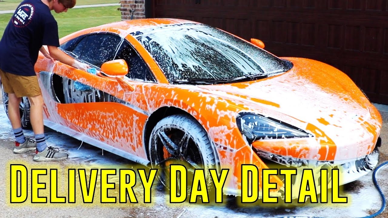 McLaren 570s First Wash / Detail