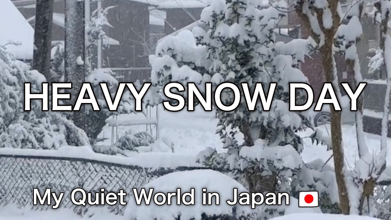 Heavy Snow Days That Come Once or Twice a Year | Rural Japan
