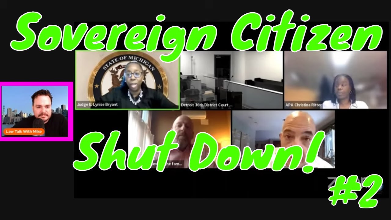 Sovereign Citizen Court Fail #38  Abandon Ship!