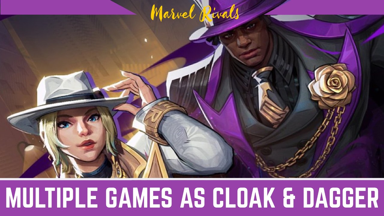 Multiple Rivals Games as Cloak and Dagger #marvelrivals #disabledgamer #cloakanddagger