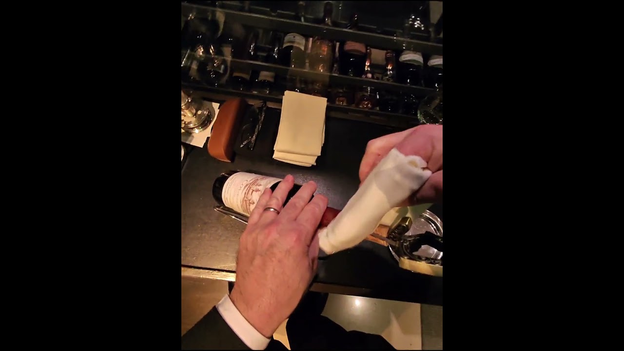 POV Opening Broken Cork 1982 Chateau Cos D'Estournel