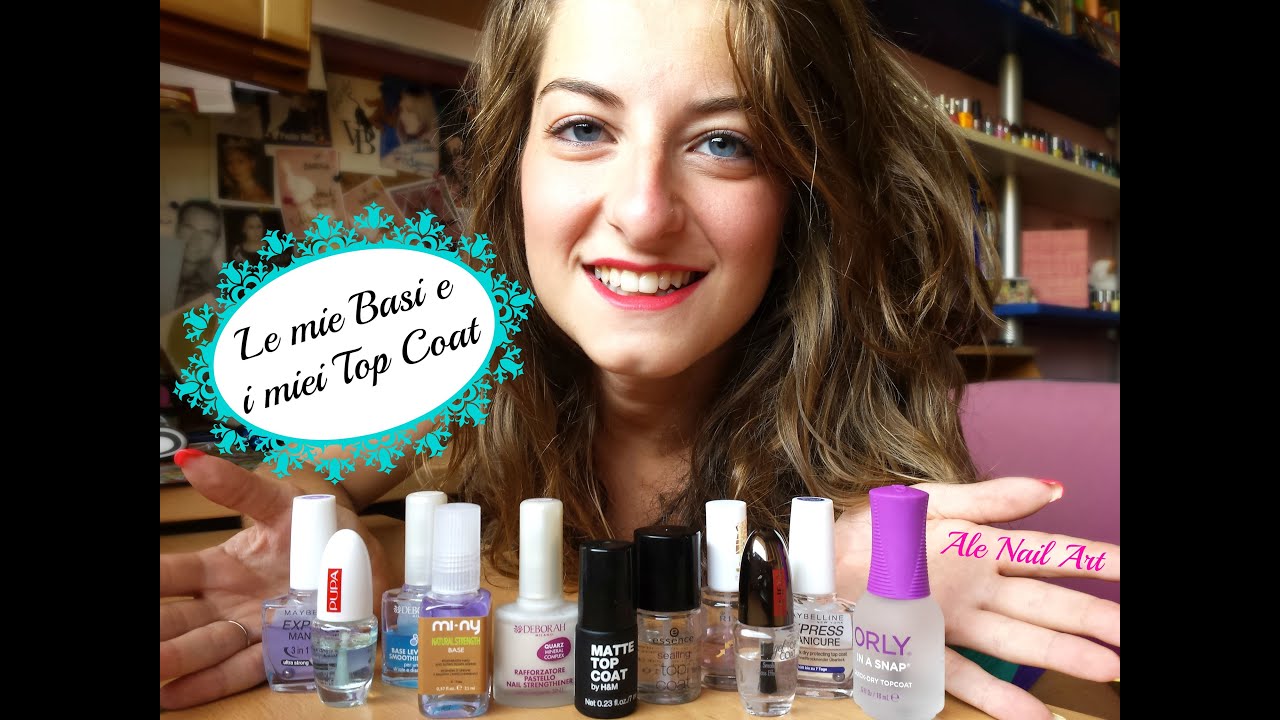 Le mie BASI e i miei TOP COAT | Ale Nail Art