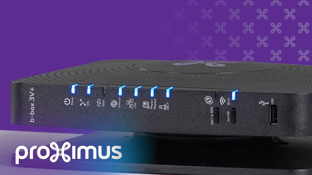 De lampjes op je b-box 3V+ modem nakijken