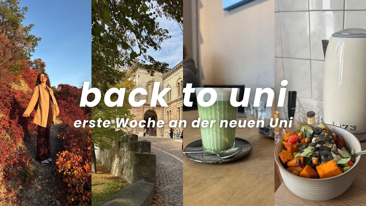 back to UNI 🍁 neuer Alltag, Herbstrezepte, Comfortzone verlassen und neue Menschen kennenlernen ⭐