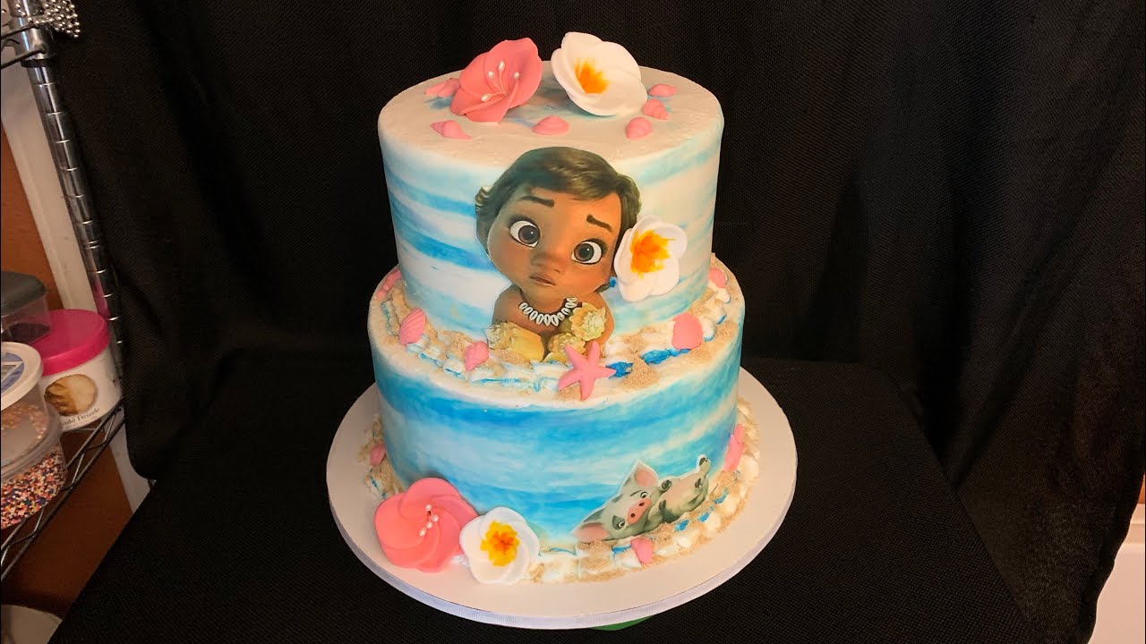 Pastel de Moana en  vivo