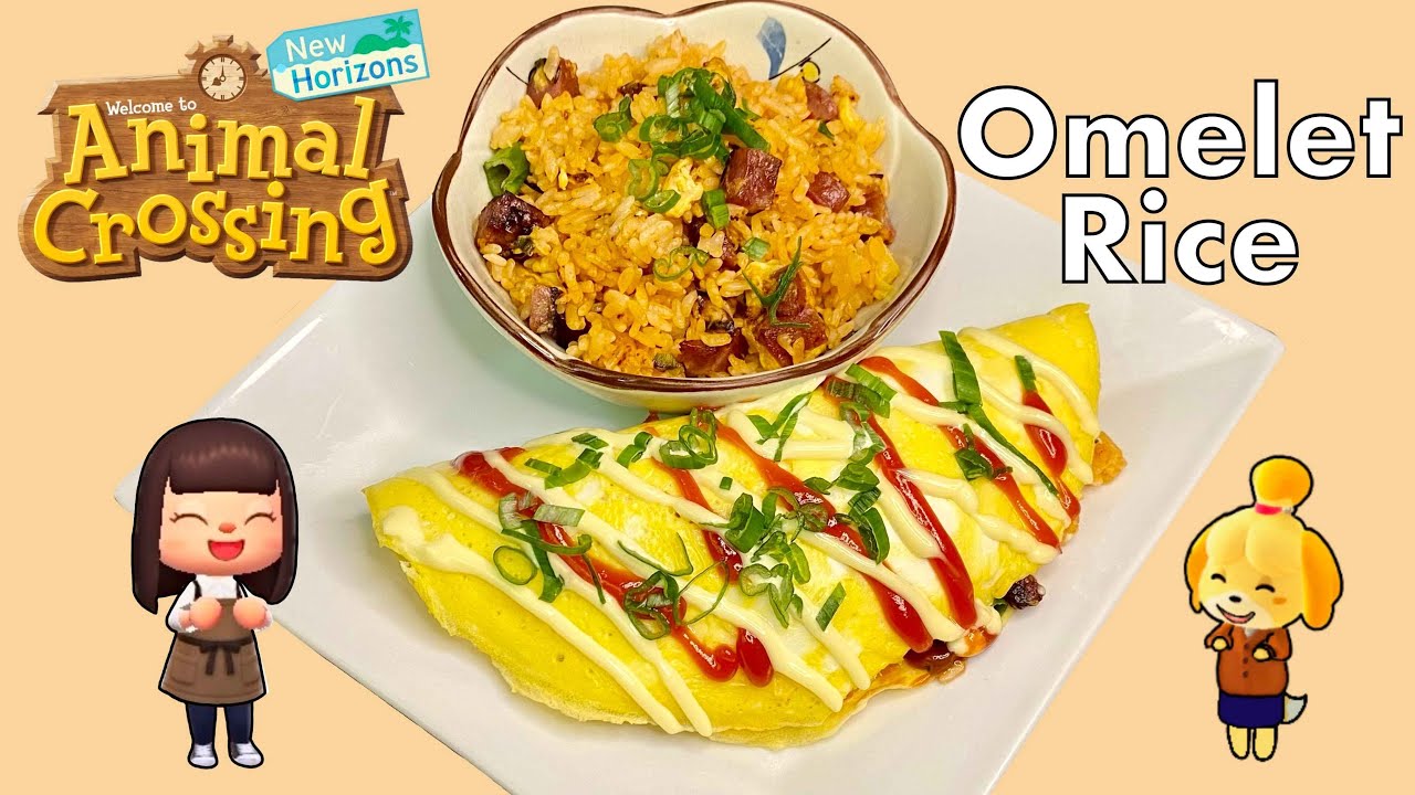 How to Make Omurice from Animal Crossing New Horizons | Video Game Food IRL