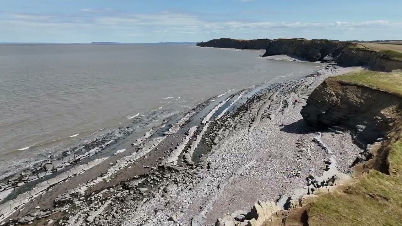 Exploring Coast of UK | Drone Filming | Kilve Beach 
