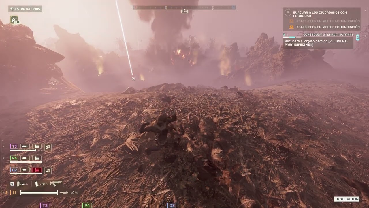 HELLDIVERS 2 rescatando ciudadanos level 8 vs bugs