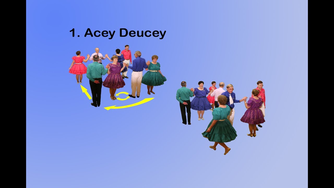 Square Dance Lessons - Acey Deucey by the Traveling Hoedowners