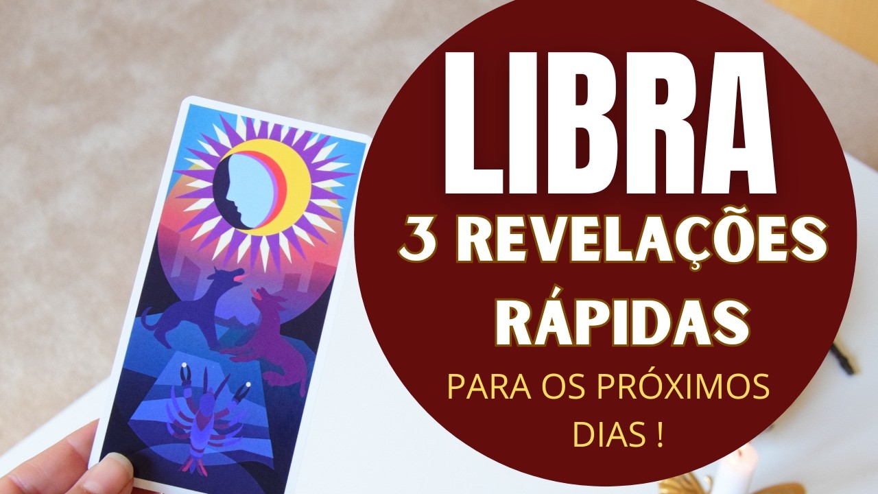 LIBRA| 3 EVELAÇÕES RÁPIDAS, QUE ACONTECERÃO LOGO! ❤️🍀💵😍(PREVISÕES/TAROT/SIGNOS).