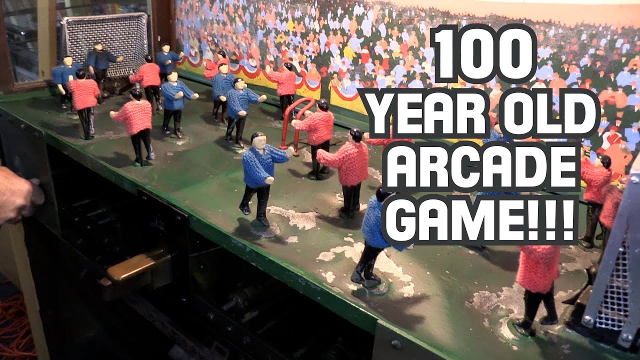 ПОЛНОСТЬЮ МЕХАНИЧЕСКАЯ аркадная футбольная игра из 1920-х годов!