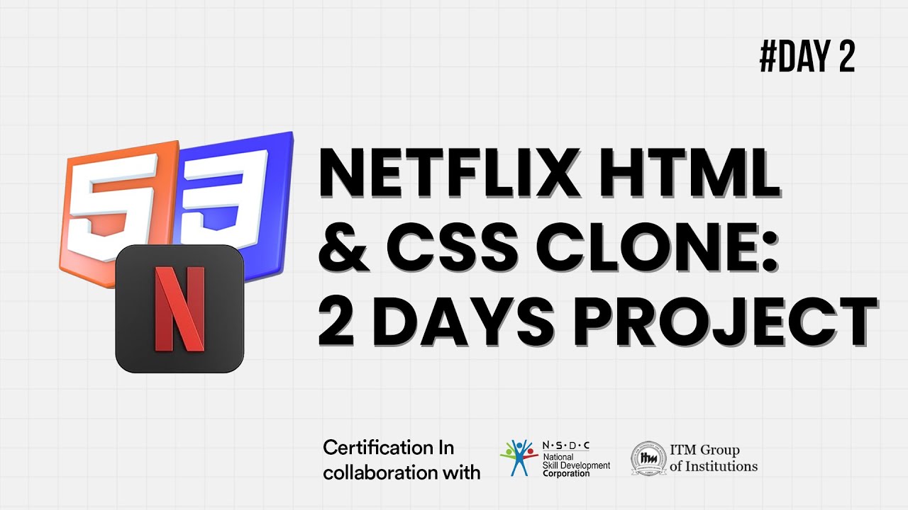 Day 2 | Netflix Clone with HTML & CSS - Styling & Responsive Design