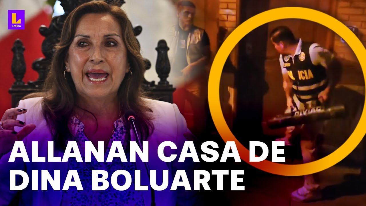 DINA BOLUARTE EN VIVO: ALLANAMIENTO EN RESIDENCIA EN PALACIO DE GOBIERNO Y EN CASA DE SURQUILLO