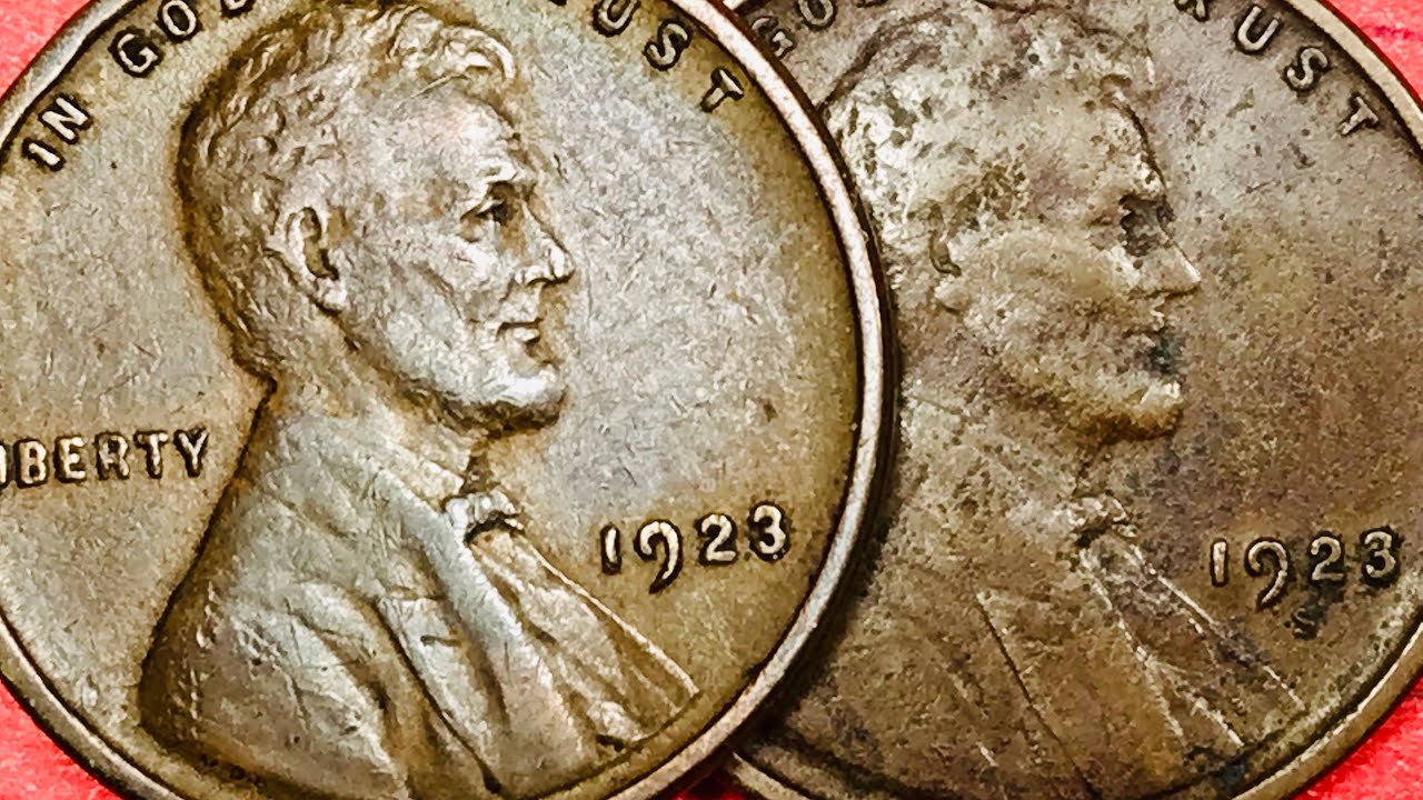 100 Year Old US Lincoln Wheat Pennies Worth $70,000 - 1923 United States One Cent Coins