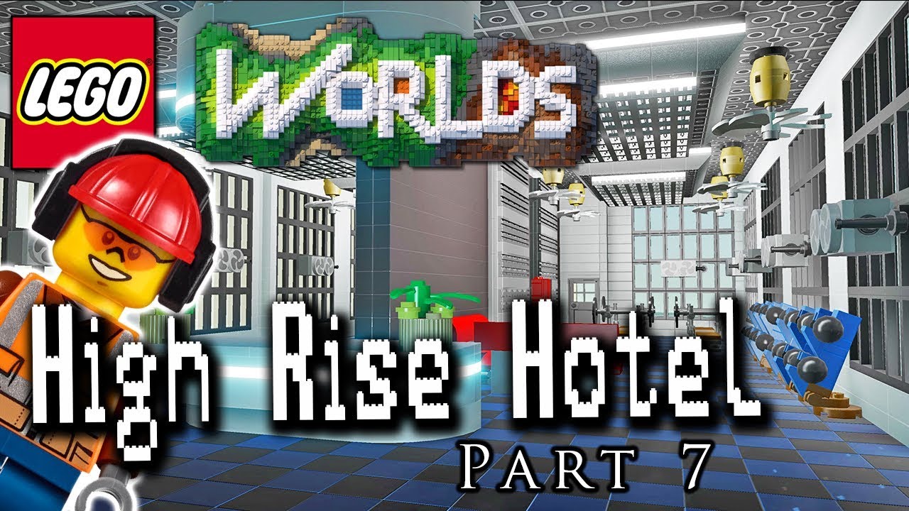 High Rise Hotel Part 7: Building a Gym: Designing and Building in LEGO Worlds