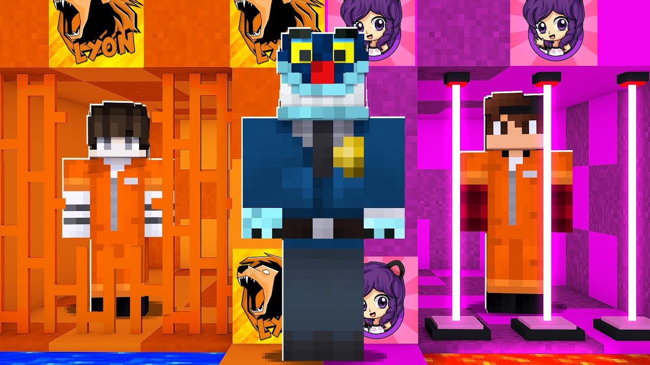 LA PRIGIONE LYON contro ANNA! GUARDIE E LADRI SU MINECRAFT!!