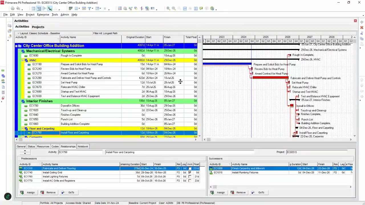 How to Show Multiple Float Paths in Primavera P6