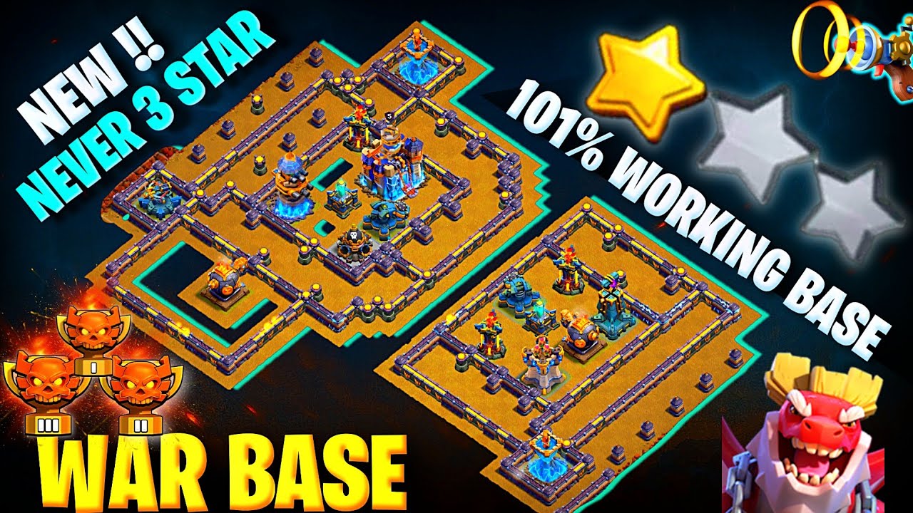 After Throwers Nerf -CWL & WAR BEST TH18 LAYOUT| TH18 NEW ANTI THROWER BASE LINK| TH18 ANTI 3 Star 