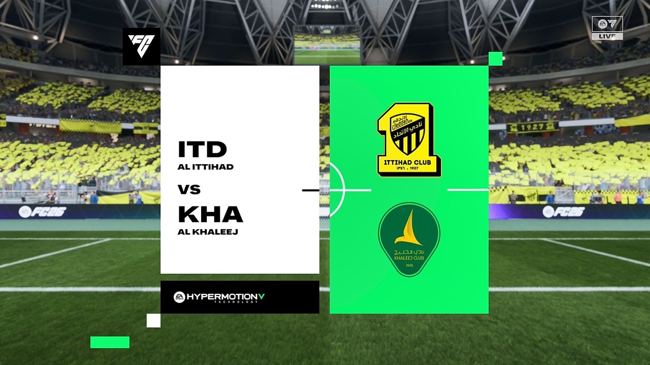 EA Sports FC 26 | Al Ittihad vs Al Khaleey - Saudi Professional League | Gameplay PS5
