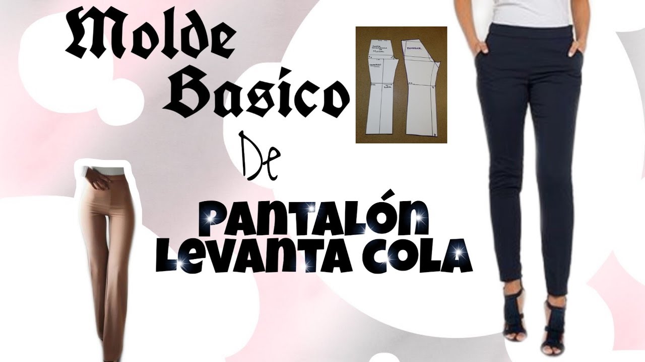 BASICO DE PANTALON ANATÓMICO LEVANTA COLA/BERTHA BURITICA CLASE # 12