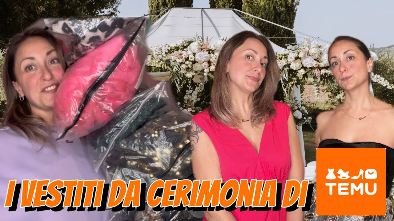 I vestiti da CERIMONIA di TEMU Aiutatemi a scegliere il VESTITO PER IL MATRIMONIO