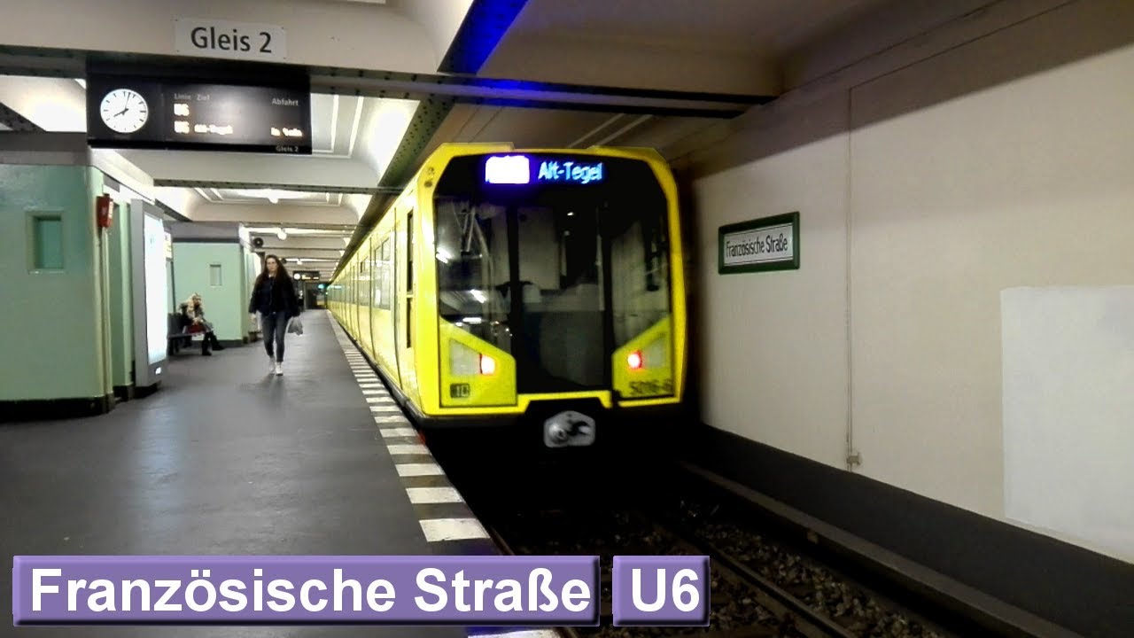 Französische Straße U6 : Берлинский метрополитен ( BVG H - F90 )