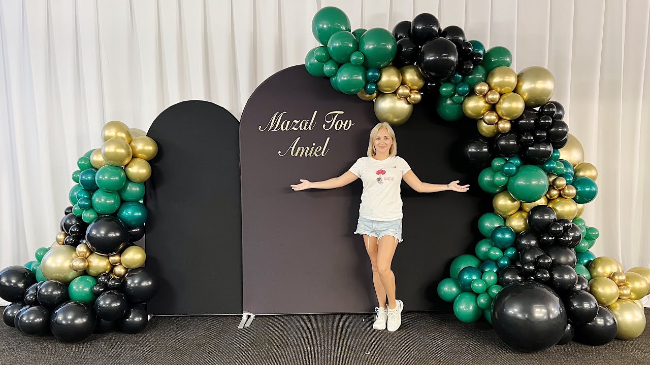 Trio arch frames | Birthday Balloon Setup