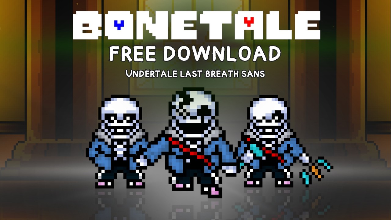Скин Санса из Undertale Last Breath | Bonetale (БЕСПЛАТНАЯ ЗАГРУЗКА)