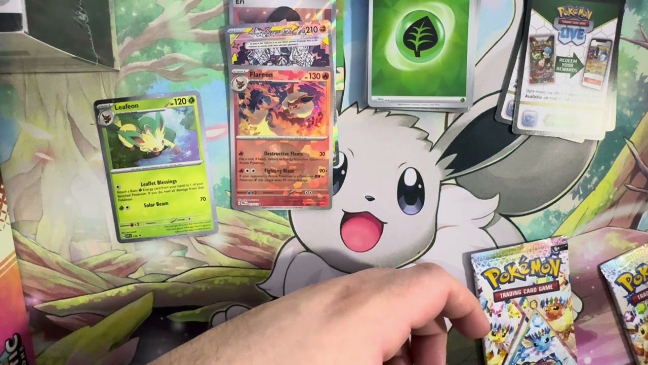 So many Eevees! Pokemon Trading Card Game Prismatic Evolutions Unboxing