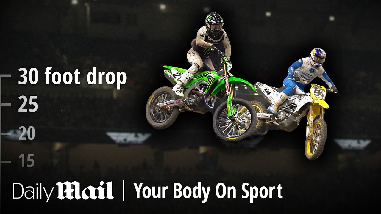 The Science of Supercross: What It Really Does To The Human Body | Your Body On Sport | Daily Mail