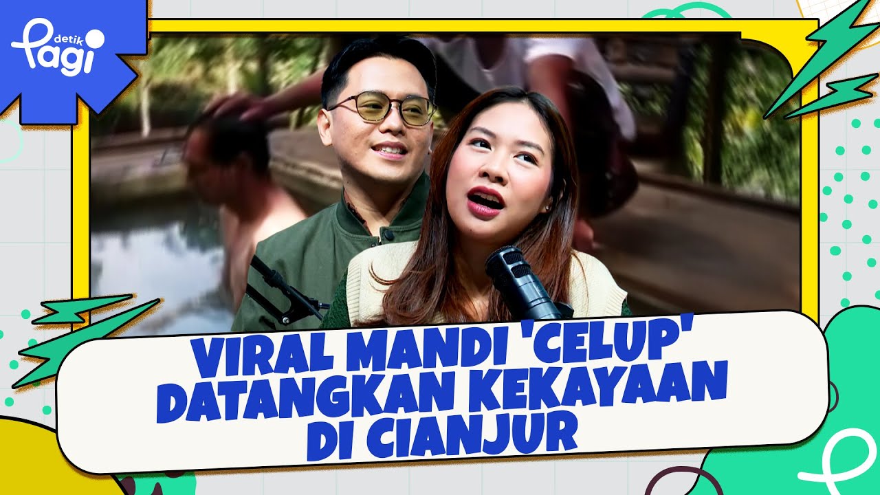 Viral Mandi 'Celup' Datangkan Kekayaan di Cianjur