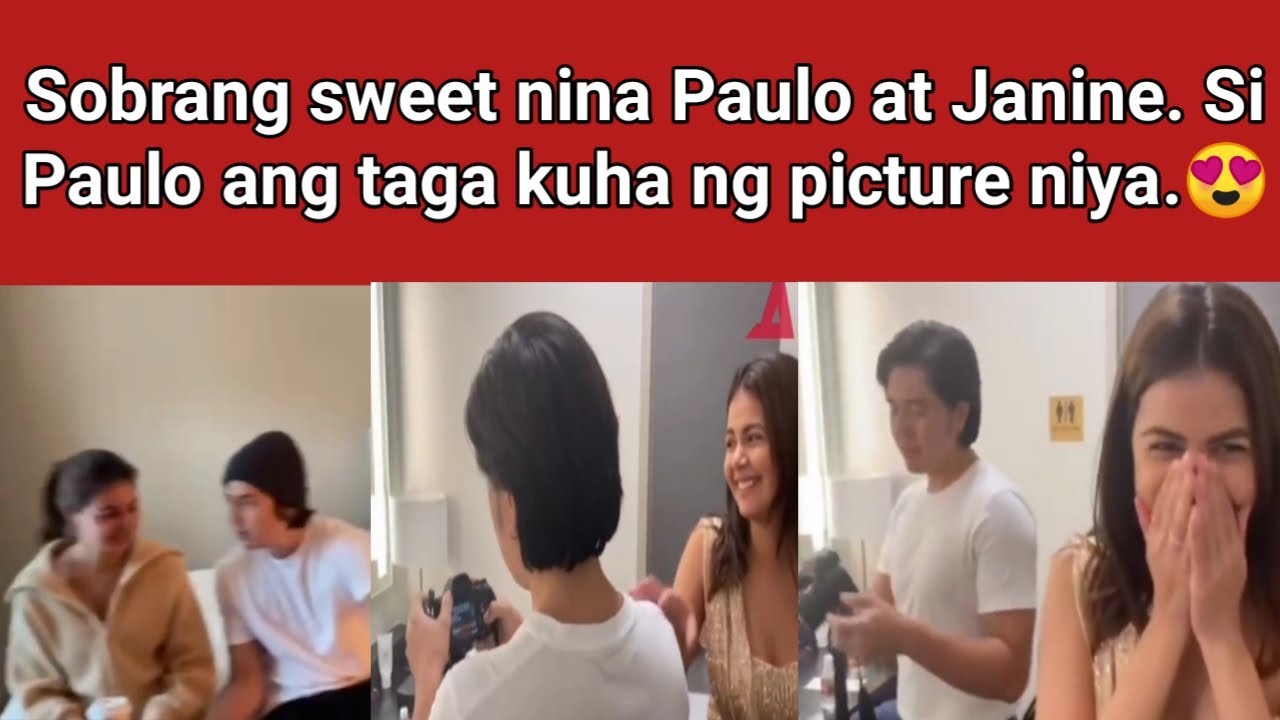 Si Paulo Avelino ang photographer at taga bitbit ng bag ni @JanineGutierrezPH sobrang sweet ni Paulo