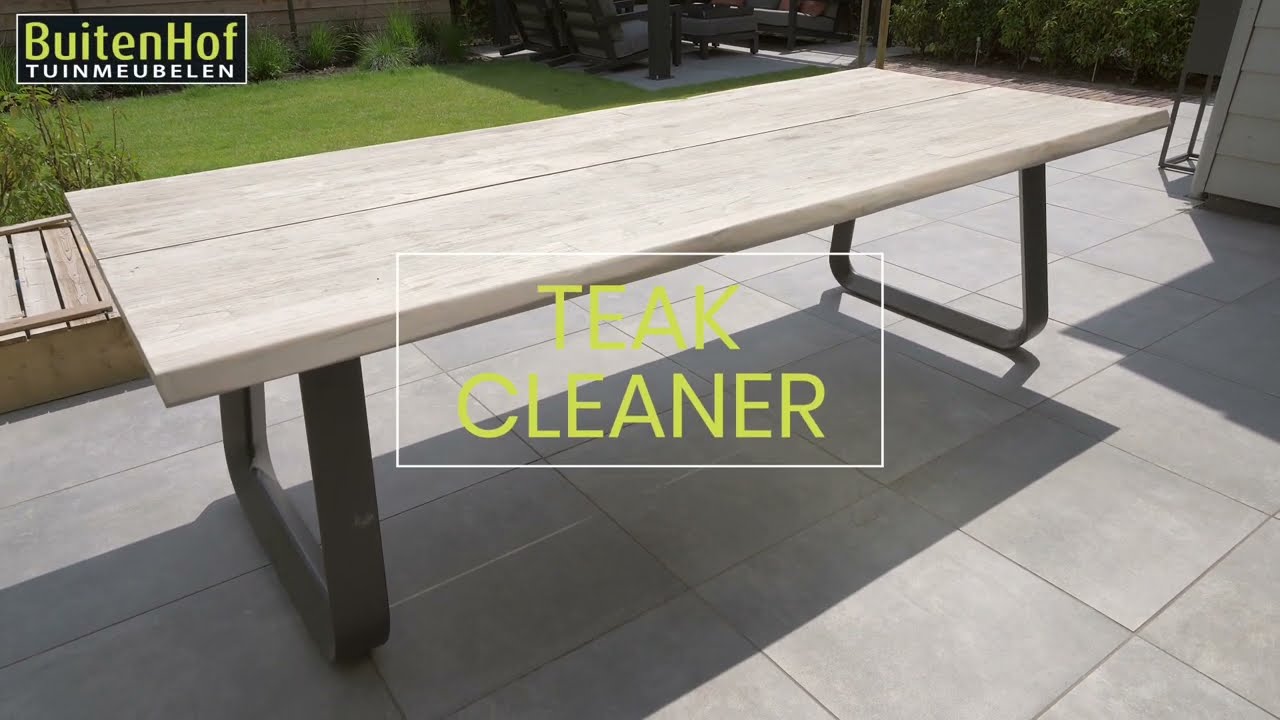 Teak Cleaner van Life Outdoor Living - Gebruikswijze