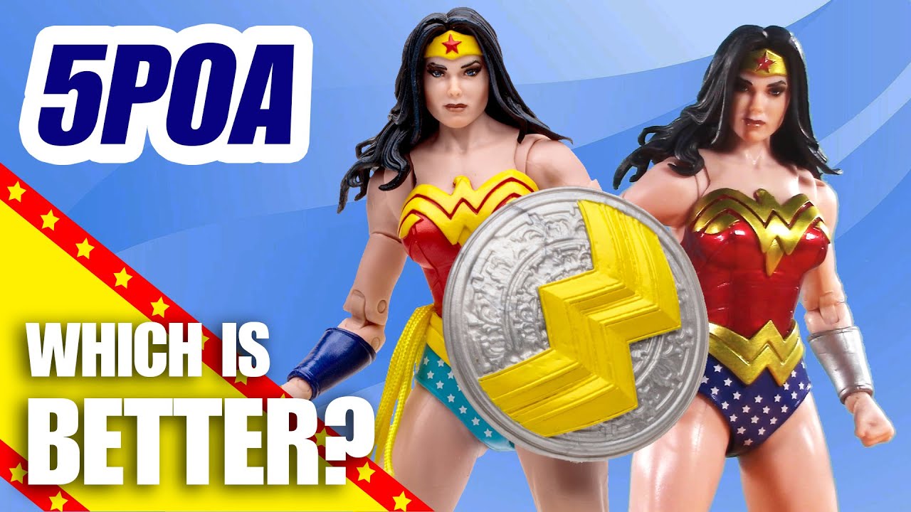 PLATINUM EDITION WONDER WOMAN COMPARISONS! McFarlane Toys DC Multiverse Super Powers Action Figure
