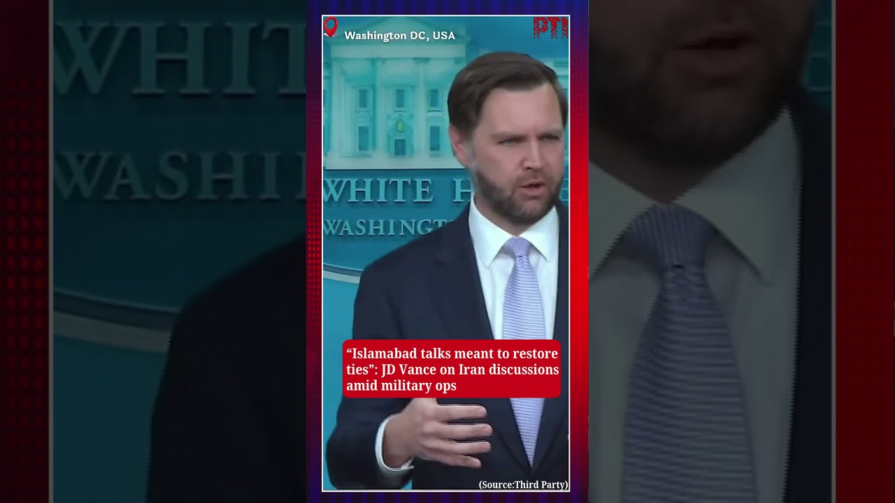 &ldquo;Islamabad talks meant to restore ties&rdquo;: JD Vance on Iran discussions amid military ops
