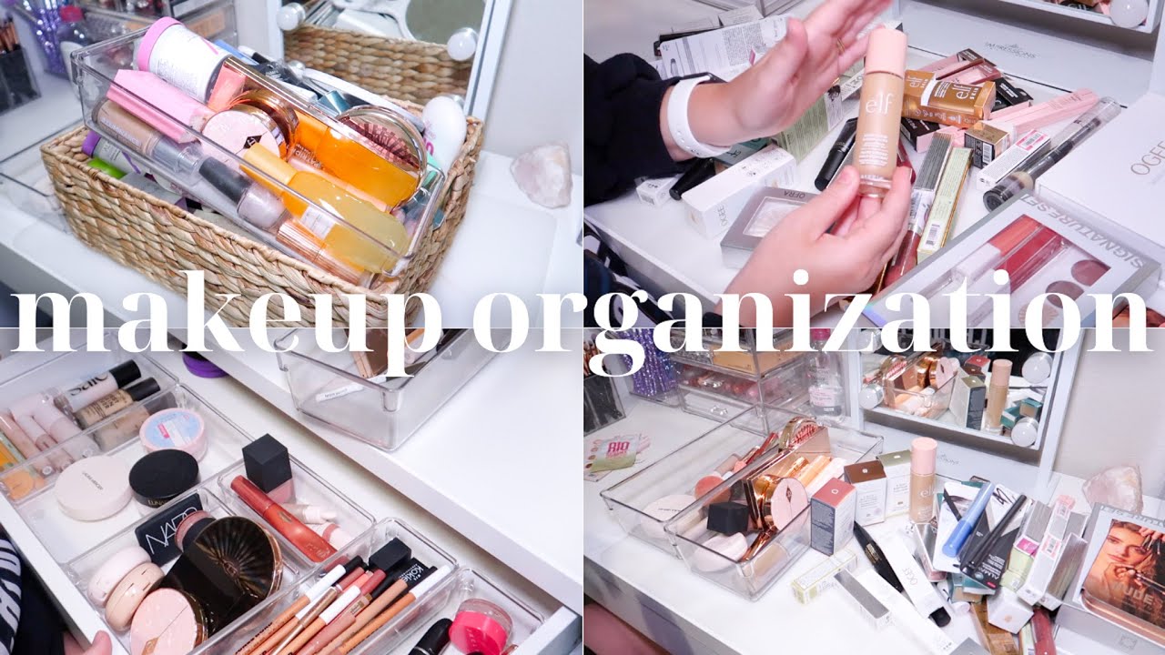 monthly makeup organization *pr & makeup drawers* 2024