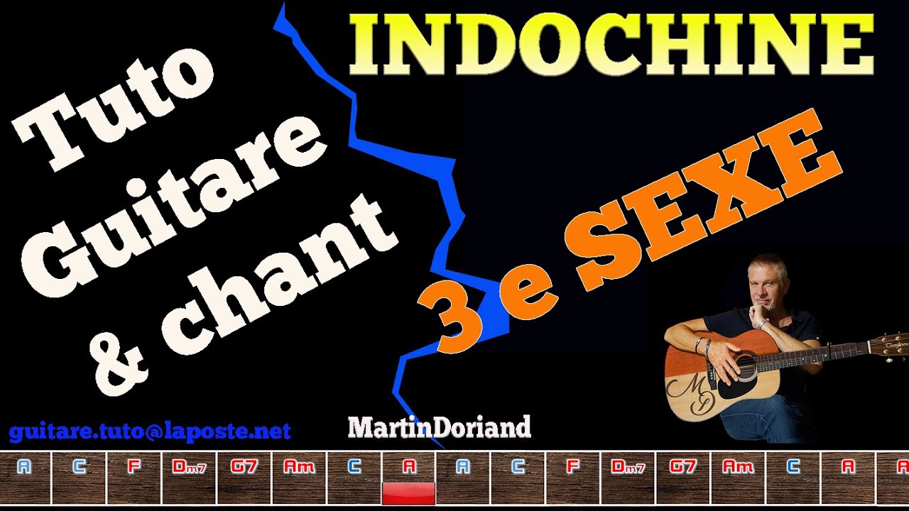 Tuto guitare chant Indochine 3E sexe